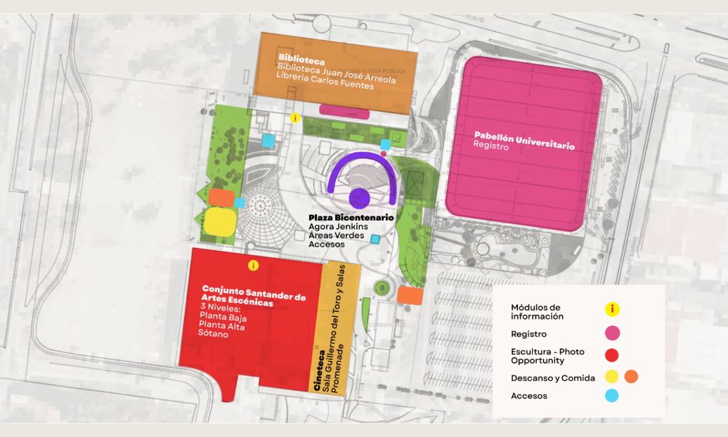 Vista del campus y las zonas de Jalisco Academy 2026